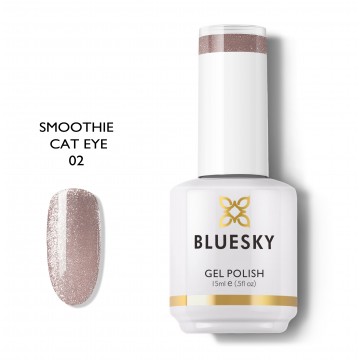 Ημιμόνιμο βερνίκι BLUESKY GEL POLISH 15ML SMOOTHIE CAT EYE 02