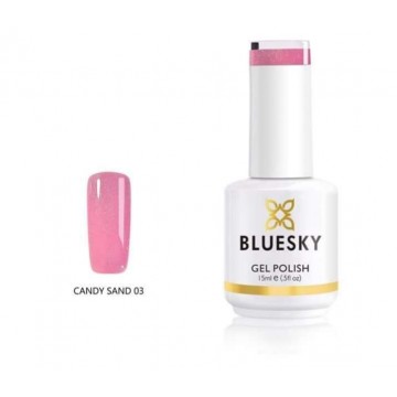 Bluesky Ημιμόνιμο Βερνίκι Νυχιών CANDY SAND 03  15ml 