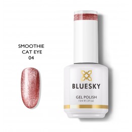 Ημιμόνιμο βερνίκι BLUESKY GEL POLISH 15ML SMOOTHIE CAT EYE 04