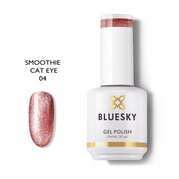 Ημιμόνιμο βερνίκι BLUESKY GEL POLISH 15ML SMOOTHIE CAT EYE 04
