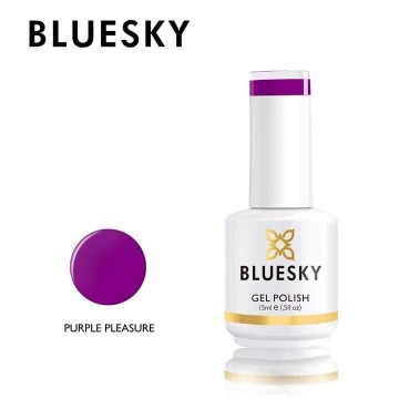Bluesky Ημιμόνιμο Βερνίκι Νυχιών Classic Purple Pleasure 15ml