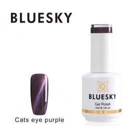 Ημιμόνιμο βερνίκι BLUESKY GEL POLISH 15ML Cat eye Purple