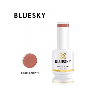Ημιμόνιμο βερνίκι BLUESKY GEL POLISH 15ML LIGHT BROWN
