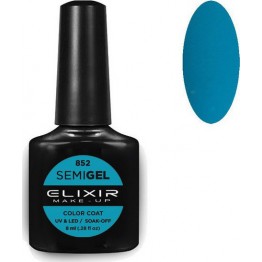 Ημιμόνιμο βερνίκι ELIXIR SEMIGEL 852 Blue (Munsell) 8ml